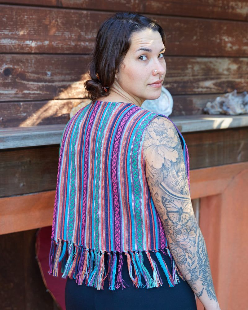 Cotton Gheri Bolero Vest