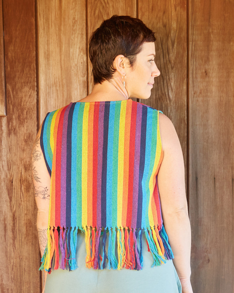 Cotton Gheri Bolero Vest