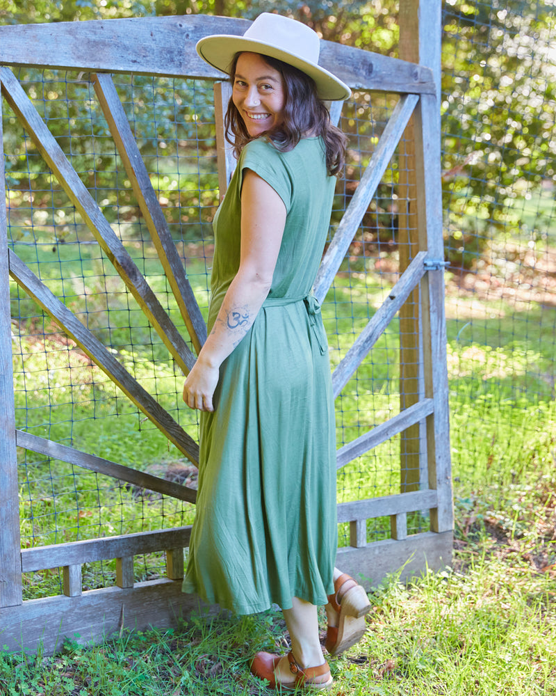 Button-Down Swing Dress