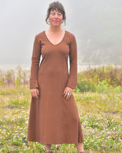 Organic Jacquard Maxi Dress