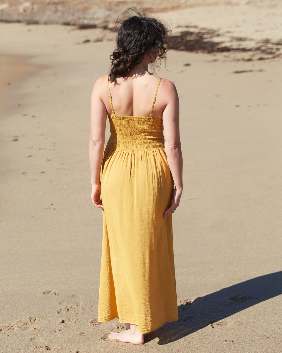 Cut Out Maxi Dress Mustard Cut Out Maxi Dress Mustard