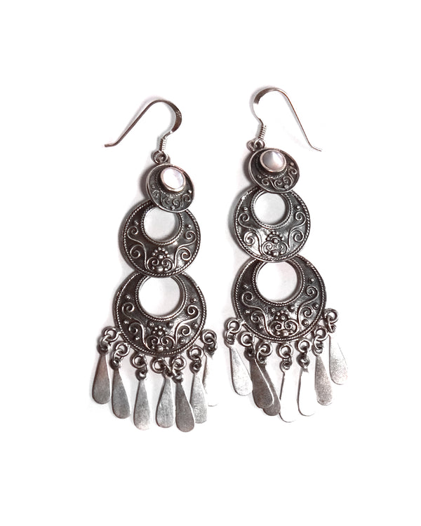 3-Tier Filigree Earrings