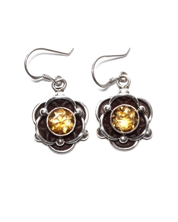 Lotus Stone Earrings