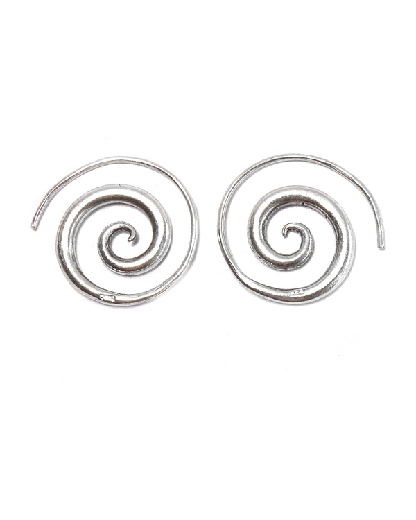 Tribal Earring - Open Spiral