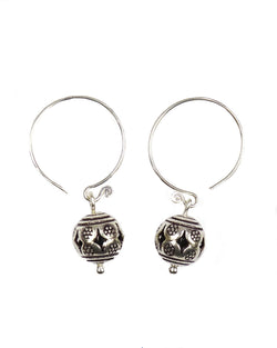 Tribal Earring - Bead on Wire