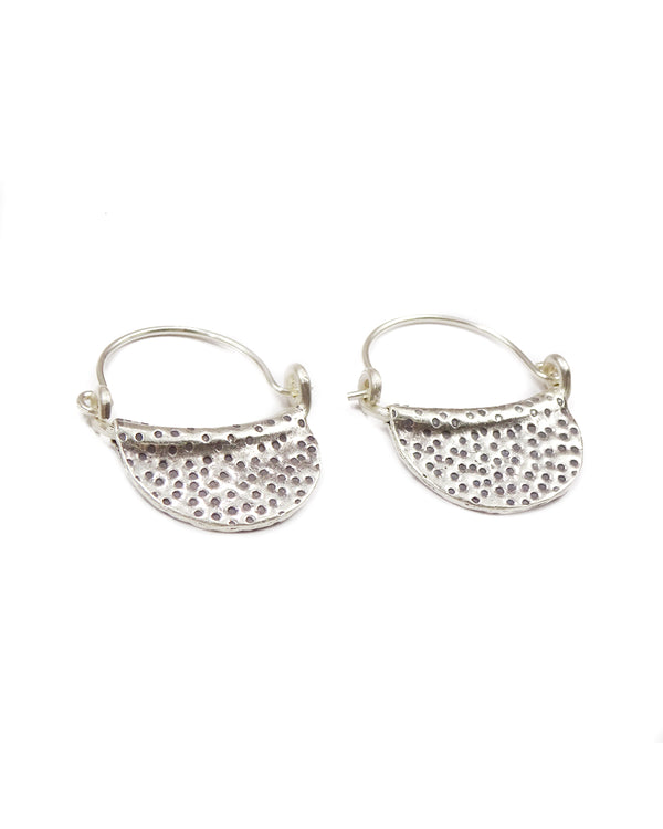 Half Moon Earring with Dots