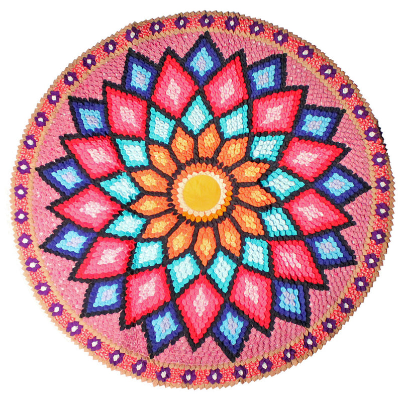 Upcycled Mandala Mat