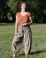 Smocked Waist Beach Harem Trousers, M&S Collection