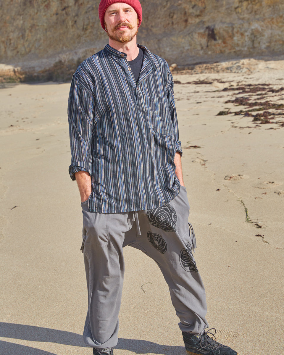 【E RIN AI E】NABI CIRCLE CHIRRING PANTS Chic Aladdin pants Third Eye, for your perfect hippie outfit!