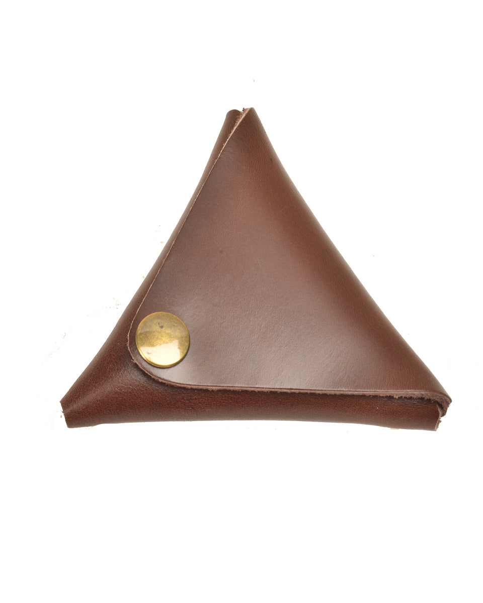 Leather Triangle Pouch