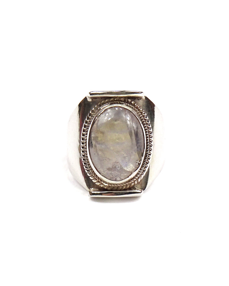 Saddle Ring with Stone
