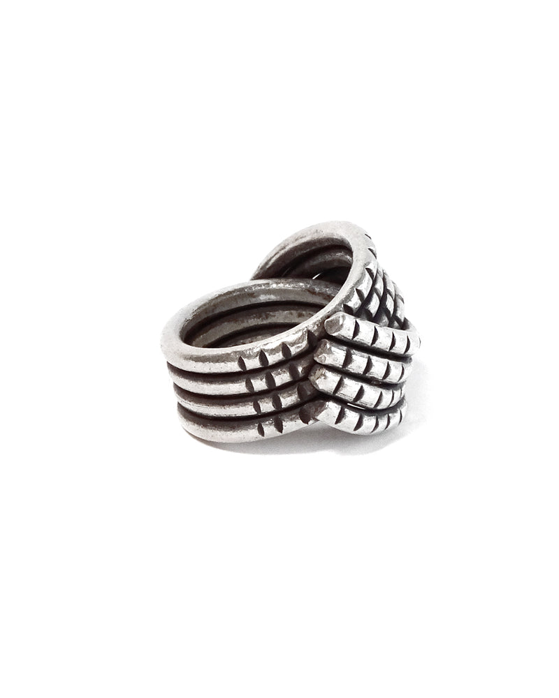 Tribal Rope Wave Ring