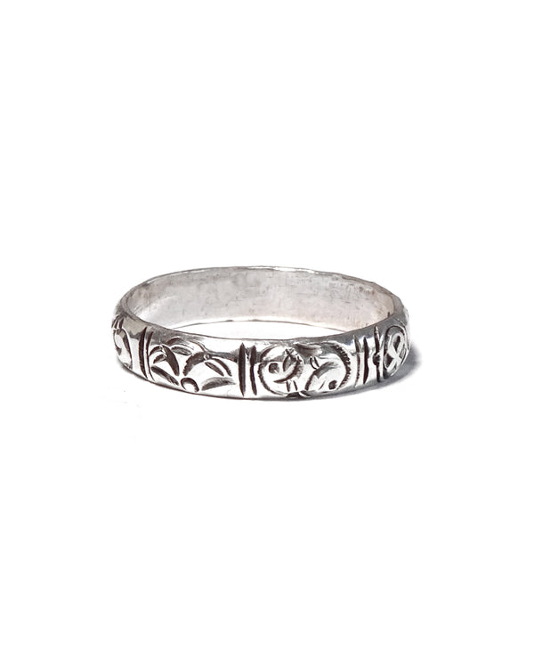 Thin Tibetan Band Ring