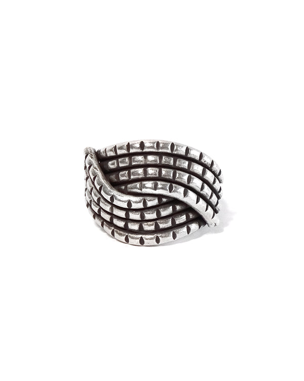 Tribal Rope Wave Ring