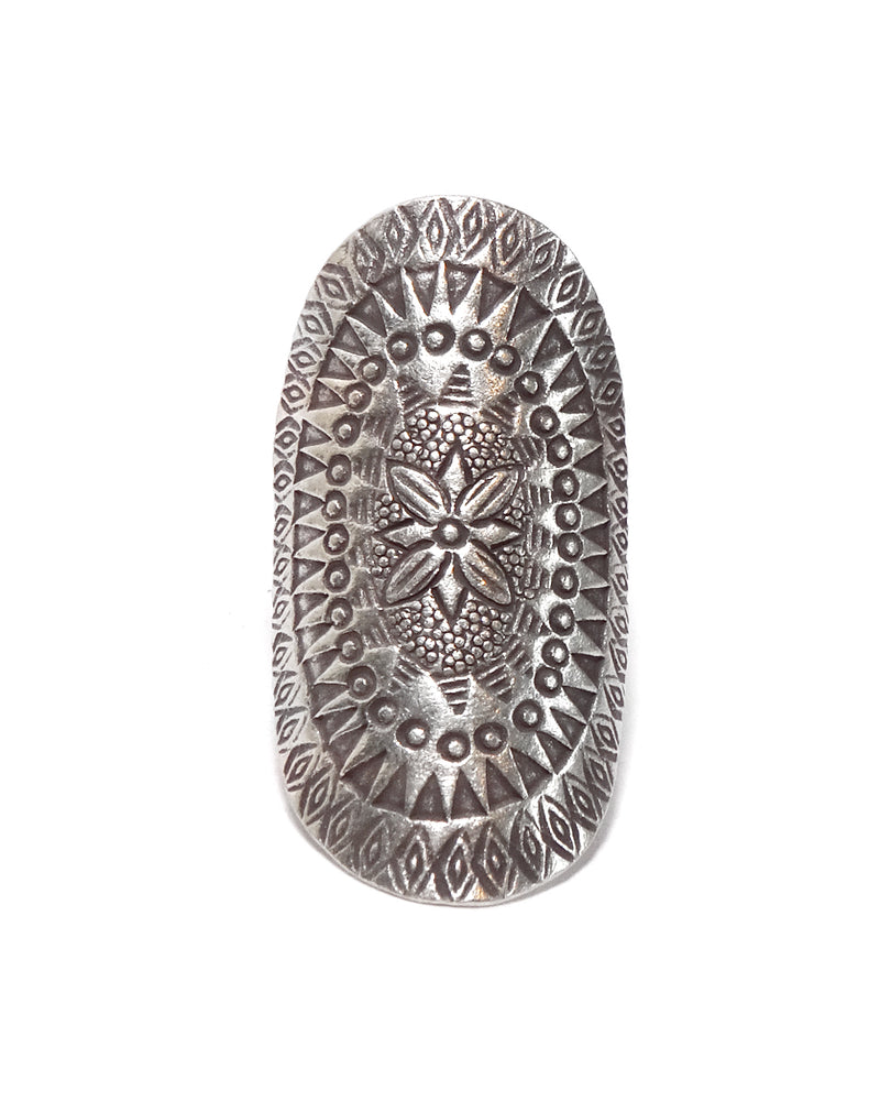 Floral Mandala Tribal Ring