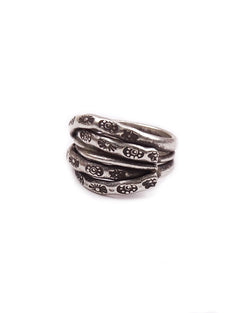 Layered Stack Tribal Ring