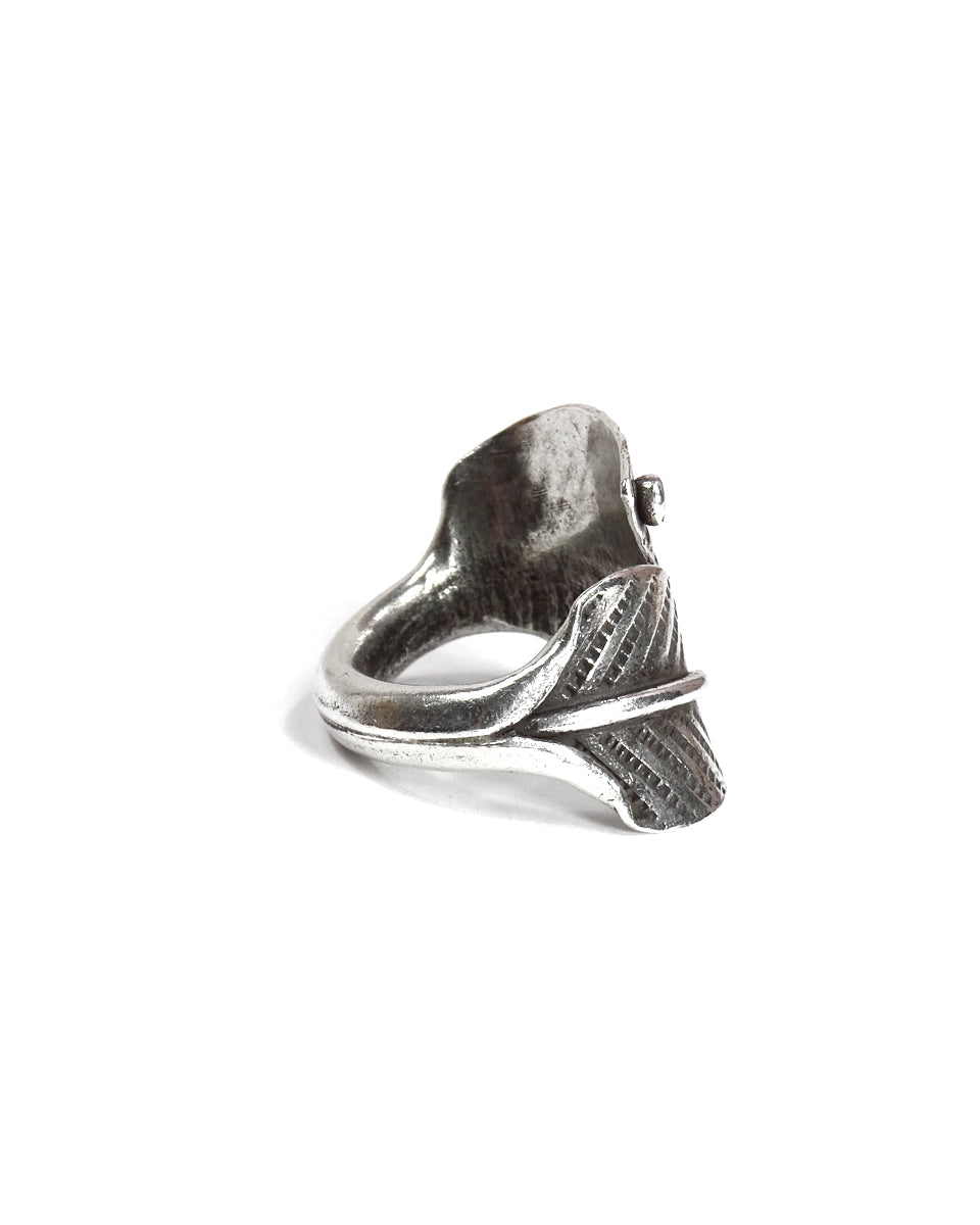 Double Leaf Tribal Ring