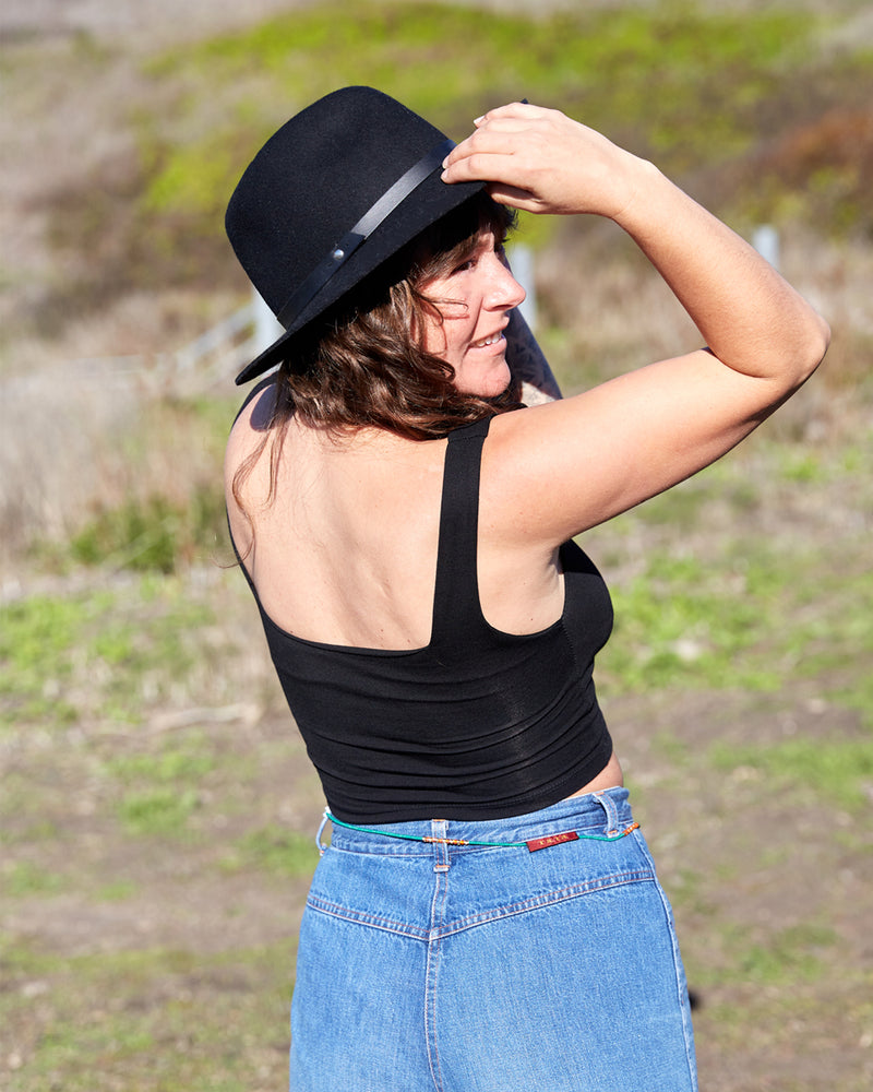 Square Neck Crop Top