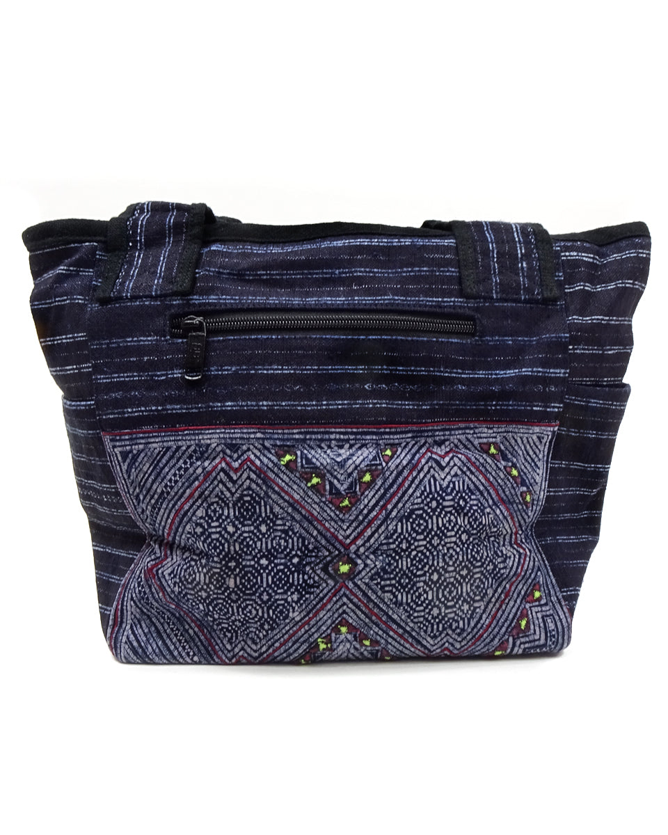 Indigo Dyed Tribal Handbag