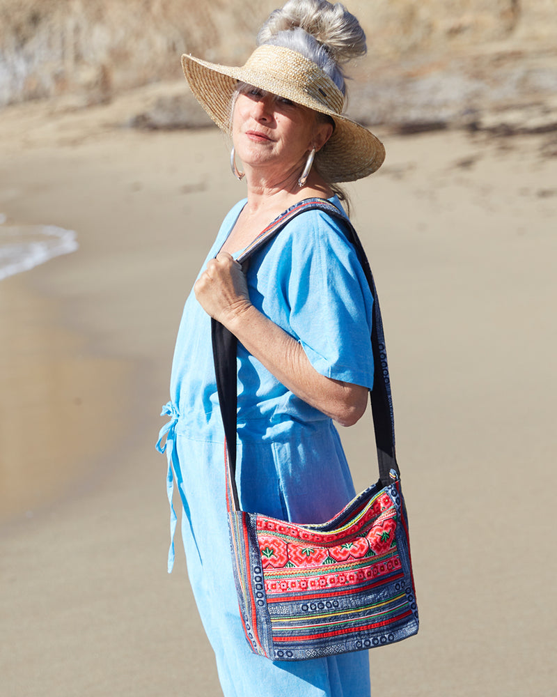 Embroidered Tribal Shoulder Bag