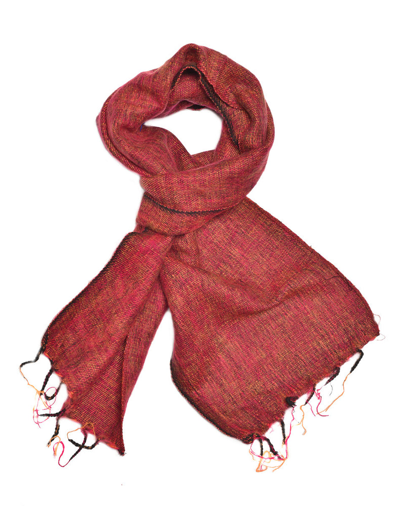 Brushed Woven Scarf in Mimosa