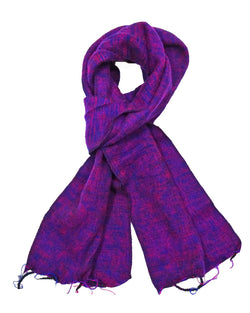 Brushed Woven Scarf in Sunset
