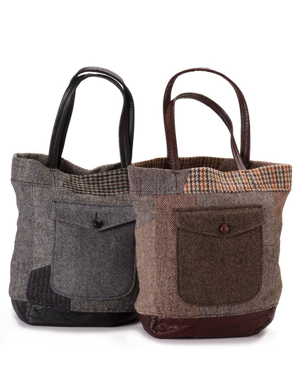 Upcycled Wool Tote