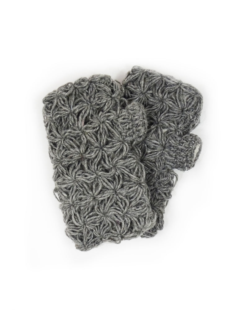 Flower of Life Crochet Fingerless Gloves