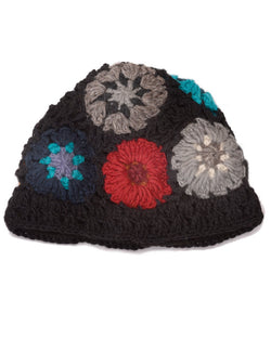 Crochet Flower Beanie