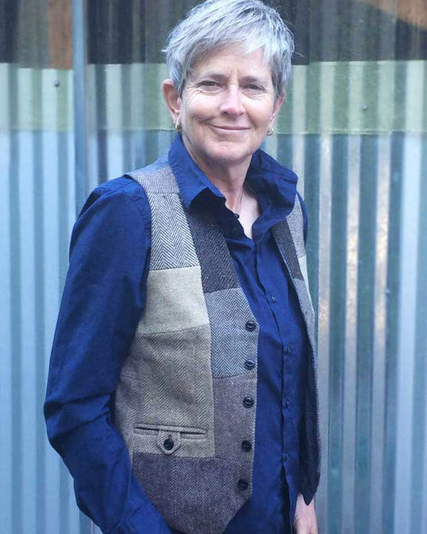 Tweed Patch Vest