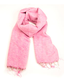 Brushed Woven Shawl in Rose